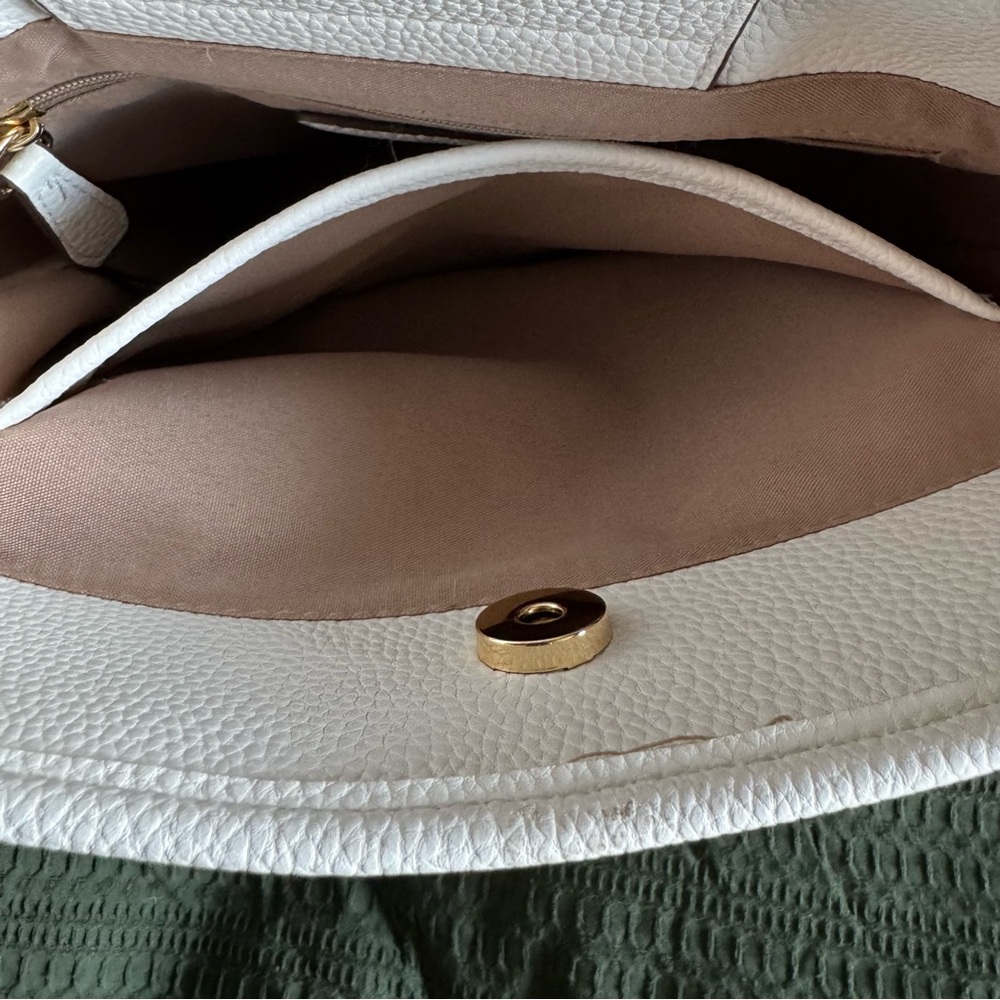 NWOT NANETTE LEPORE White Bucket Shoulder or Crossbody Bag - Picture 7 of 9
